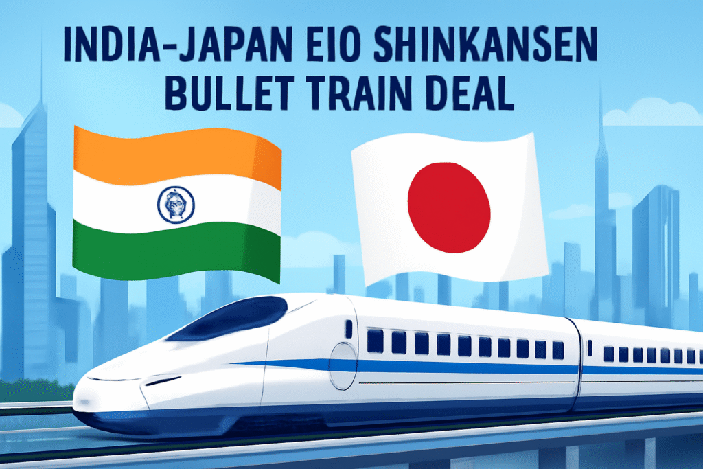 India to Launch E10 Shinkansen Bullet Train by 2030 in Landmark Deal with Japan