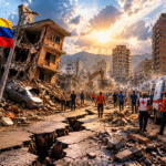 Powerful Earthquakes Hit Venezuela, Causing Damage and Emergency Response